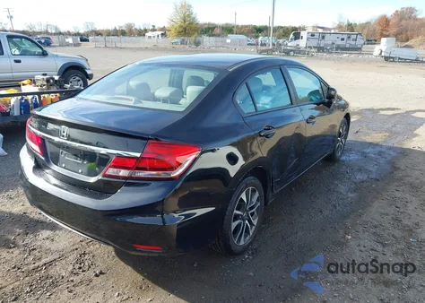 2015 Honda Civic Ex из США, поврежденный, VIN 19XFB2F87FE231328
